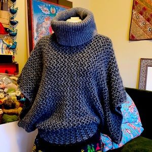 United Colors of Benetton woman comfy turtleneck sweater